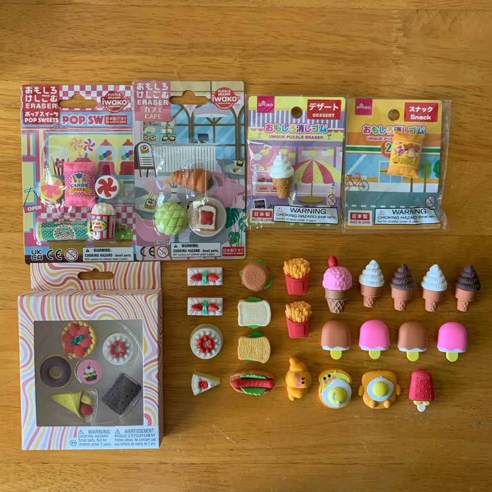 Toy Japanese Eraser Huge Lot